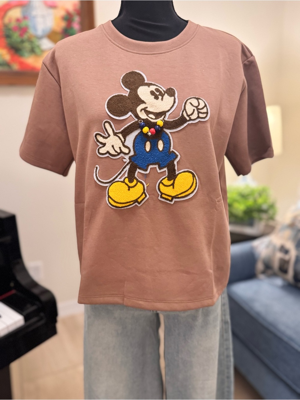 Mickey Graphic Cotton T-Shirt